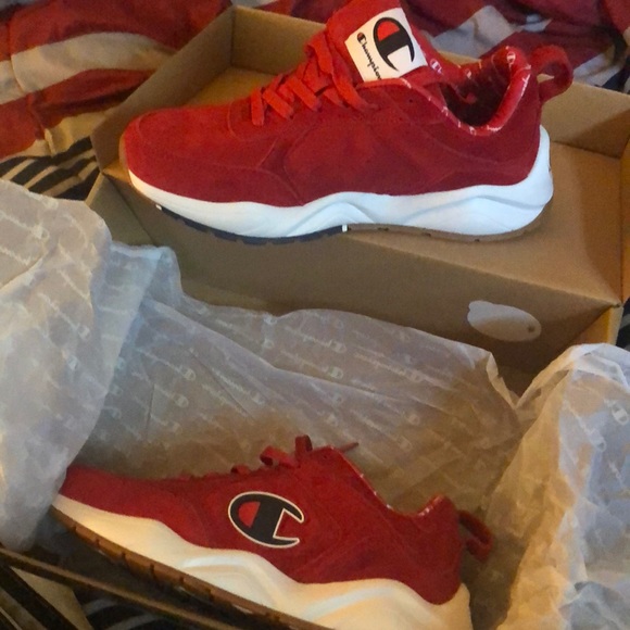 maroon champion shoes